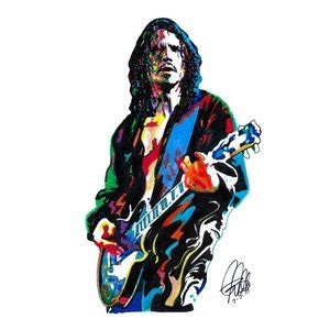 Chris Cornell Soundgarden Rock Music Poster Print Wall Art 18x24
